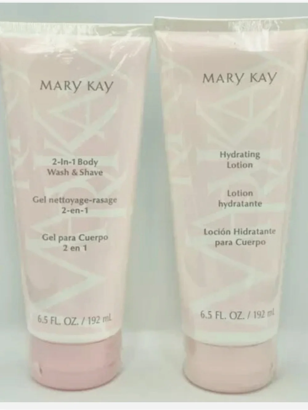 Mary Kay Hydrating Body Lotion & 2-in-1 Body Wash & Shave - Pink